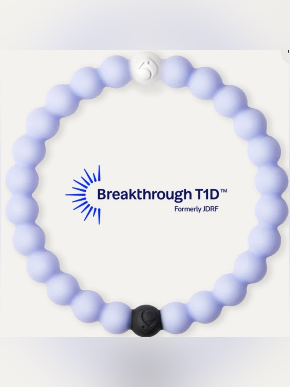 LOKAI Lavender Breakthrough T1D Diabetes Cause Bangle Bracelet Boho Y2K Summer